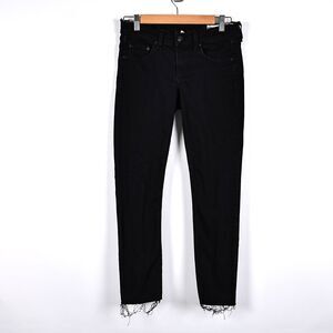 Rag & Bone Jeans Women’s Capri Cropped‎ Skinny Size 26 Raw/Frayed Waist + Hem